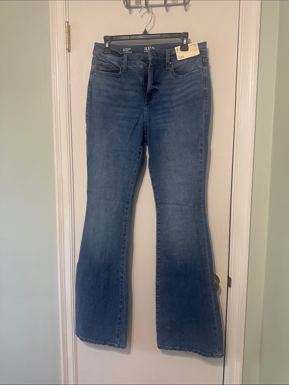 a.n.a Medium Blue Flare Jeans